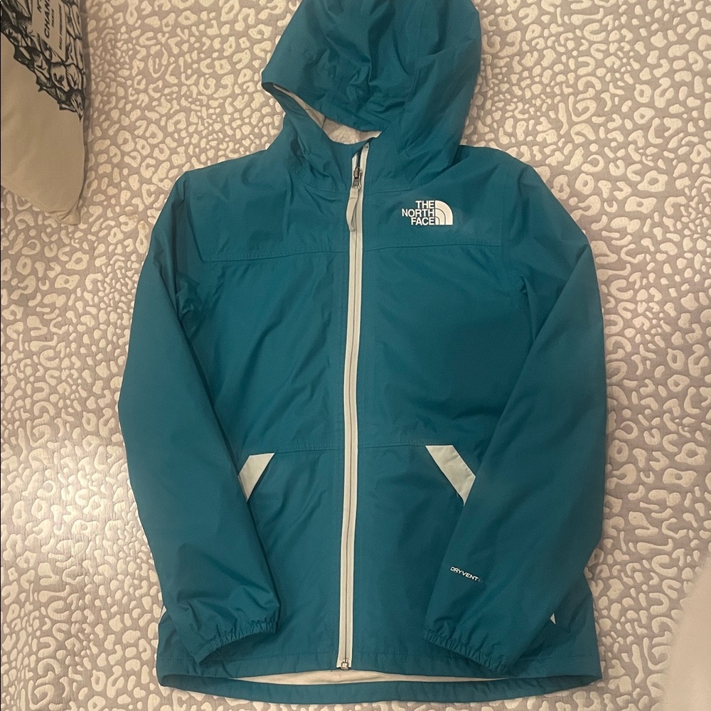 The North Face Kids Teal Raincoat